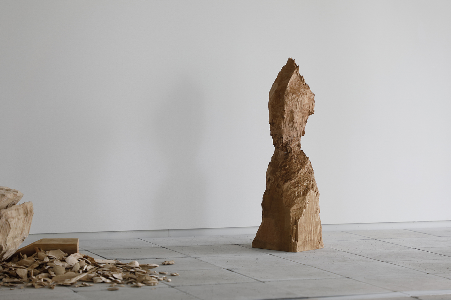 Installation view of “How to Carve a Sculpture”