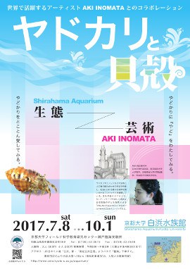 Exhibition: 白浜水族館 企画展「ヤドカリと貝殻 －生態と芸術－」