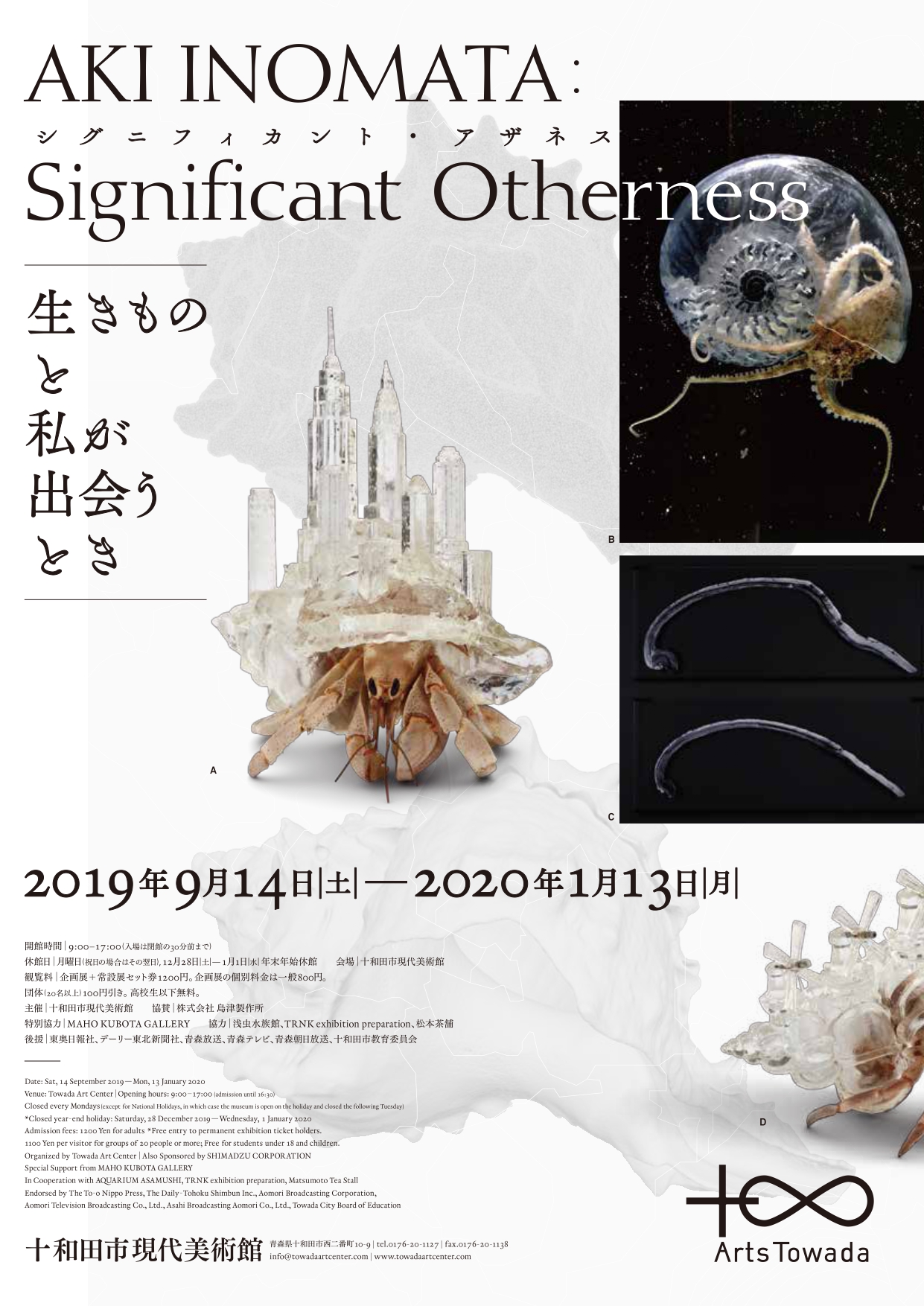 Exhibition: 十和田市現代美術館「AKI INOMATA: Significant Otherness 生きものと私が出会うとき」